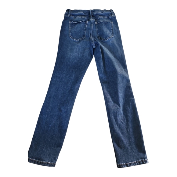 Simply Vera Vera Wang Skinny Ankle Jeans Size 8 Stretch Blue Denim Mid Rise - Picture 3 of 9
